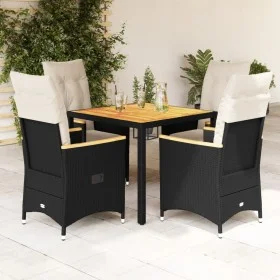 5-piece garden furniture set with black synthetic rattan cushions by vidaXL, Garden sets - Ref: Foro24-3276833, Price: 544,71...
