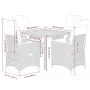 5-piece garden furniture set with black synthetic rattan cushions by vidaXL, Garden sets - Ref: Foro24-3276833, Price: 544,71...