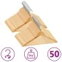 50 Pcs Non-Slip Hardwood Clothes Hanger Set by vidaXL, Hangers - Ref: Foro24-289912, Price: 61,27 €, Discount: %