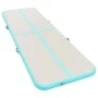 Inflatable gymnastics mat and pump 800x100x10 cm PVC green by vidaXL, Pilates and yoga mats - Ref: Foro24-91929, Price: 196,7...