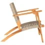 Gartenstühle 2 Stück aus Akazienholz und synthetischem Rattan in Beige von vidaXL, Gartensets - Ref: Foro24-365869, Preis: 13...