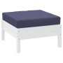 Cojín de muebles de palets tela Oxford azul marino 60x60x10 cm by vidaXL, Cushions for chairs and sofas - Ref: Foro24-379190,...