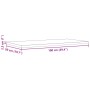 Tablero de mesa rectangular 4 uds madera de pino 100x50x2,5 cm by vidaXL, Table tops - Ref: Foro24-847436, Price: 125,27 €, D...