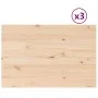Tablero de mesa rectangular 3 uds madera de pino 80x53x2,5 cm by vidaXL, Table tops - Ref: Foro24-847434, Price: 83,85 €, Dis...