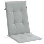 Cojines para silla respaldo alto 2 uds tela gris claro melange by vidaXL, Cushions for chairs and sofas - Ref: Foro24-4002412...