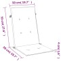 Kissen für Hochlehner-Stühle, 2 Stück, hellgraues Melange-Gewebe. von vidaXL, Kissen für Stühle und Sofas - Ref: Foro24-40024...