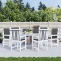 Cojines silla respaldo bajo 6 ud tela gris antracita melange by vidaXL, Cushions for chairs and sofas - Ref: Foro24-4002444, ...