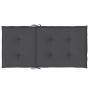 Cojines silla respaldo bajo 6 ud tela gris antracita melange by vidaXL, Cushions for chairs and sofas - Ref: Foro24-4002444, ...