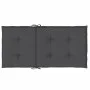 Cojines silla respaldo bajo 6 ud tela gris antracita melange by vidaXL, Cushions for chairs and sofas - Ref: Foro24-4002444, ...