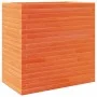 Jardinera madera maciza de pino marrón cera 70x40x68,5 cm de vidaXL, Maceteros y jardineras - Ref: Foro24-3282486, Precio: 18...