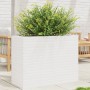Massive Blumenkasten aus weißem Kiefernholz 90x40x68,5 cm von vidaXL, Töpfe und Pflanzgefäße - Ref: Foro24-3282490, Preis: 22...