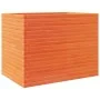 Jardinera madera maciza de pino marrón cera 90x60x68,5 cm de vidaXL, Maceteros y jardineras - Ref: Foro24-3282501, Precio: 25...