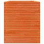 Jardinera madera maciza de pino marrón cera 90x60x68,5 cm by vidaXL, Pots and planters - Ref: Foro24-3282501, Price: 254,92 €...