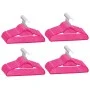 Set of 100 non-slip pink velvet clothes hangers by vidaXL, Hangers - Ref: Foro24-289925, Price: 63,95 €, Discount: %
