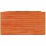 Jardinera madera maciza de pino marrón cera 90x90x49,5 cm by vidaXL, Pots and planters - Ref: Foro24-3282536, Price: 239,29 €...