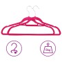 Juego de perchas ropa 100 uds antideslizantes terciopelo rosa de vidaXL, Perchas - Ref: Foro24-289925, Precio: 62,64 €, Descu...