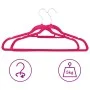 Set of 100 non-slip pink velvet clothes hangers by vidaXL, Hangers - Ref: Foro24-289925, Price: 63,95 €, Discount: %