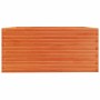 Massive Holz-Pflanzgefäß aus braunem Kiefernholz mit Wachsbeschichtung, 100x100x49,5 cm. von vidaXL, Töpfe und Pflanzgefäße -...