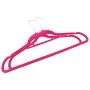 Set mit 100 rutschfesten Kleiderbügeln aus rosa Samt von vidaXL, Kleiderbügel - Ref: Foro24-289925, Preis: 63,95 €, Rabatt: %