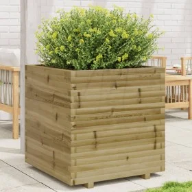 Jardinera madera de pino impregnada 70x70x72,5 cm by vidaXL, Pots and planters - Ref: Foro24-3282588, Price: 229,91 €, Discou...
