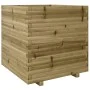 Jardinera madera de pino impregnada 70x70x72,5 cm de vidaXL, Maceteros y jardineras - Ref: Foro24-3282588, Precio: 230,43 €, ...