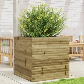 Jardinera de madera de pino impregnada 70x70x68,5 cm de vidaXL, Maceteros y jardineras - Ref: Foro24-3282478, Precio: 207,97 ...