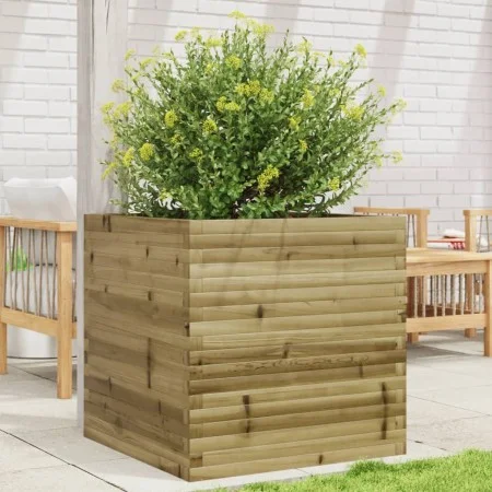 Imprägnierte Kiefernholz-Pflanzschale 70x70x68,5 cm von vidaXL, Töpfe und Pflanzgefäße - Ref: Foro24-3282478, Preis: 210,94 €...