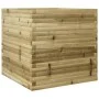 Jardinera de madera de pino impregnada 70x70x68,5 cm by vidaXL, Pots and planters - Ref: Foro24-3282478, Price: 207,97 €, Dis...