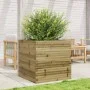 Jardinera de madera de pino impregnada 70x70x68,5 cm by vidaXL, Pots and planters - Ref: Foro24-3282478, Price: 207,97 €, Dis...