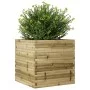 Jardinera de madera de pino impregnada 70x70x68,5 cm by vidaXL, Pots and planters - Ref: Foro24-3282478, Price: 207,97 €, Dis...