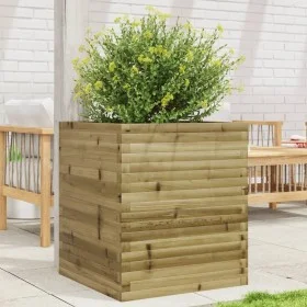 Jardinera de madera de pino impregnada 60x60x68,5 cm by vidaXL, Pots and planters - Ref: Foro24-3282473, Price: 180,28 €, Dis...