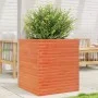 Jardinera de madera maciza de pino marrón cera 60x60x68,5 cm von vidaXL, Töpfe und Pflanzgefäße - Ref: Foro24-3282471, Preis:...
