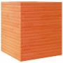 Jardinera de madera maciza de pino marrón cera 60x60x68,5 cm von vidaXL, Töpfe und Pflanzgefäße - Ref: Foro24-3282471, Preis:...