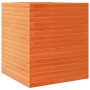 Jardinera de madera maciza de pino marrón cera 60x60x68,5 cm von vidaXL, Töpfe und Pflanzgefäße - Ref: Foro24-3282471, Preis:...