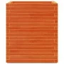 Jardinera madera maciza de pino marrón cera 60x60x72,5 cm by vidaXL, Pots and planters - Ref: Foro24-3282581, Price: 220,63 €...