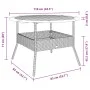 Mesa de jardín superficie madera acacia ratán negro Ø110x71 cm von vidaXL, Gartentische - Ref: Foro24-368625, Preis: 151,44 €...