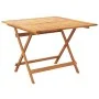 Set de comedor jardín 5 pzas polipropileno madera maciza gris by vidaXL, Garden sets - Ref: Foro24-3281830, Price: 370,73 €, ...