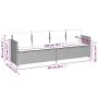 Juego de sofás jardín con cojines 5 pzas ratán sintético beige by vidaXL, Garden sets - Ref: Foro24-3261525, Price: 403,98 €,...