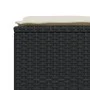 Set de muebles de jardín 5 pzas y cojines ratán sintético negro by vidaXL, Garden sets - Ref: Foro24-3261533, Price: 305,46 €...