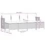 Set de muebles de jardín 5 pzas y cojines ratán sintético negro by vidaXL, Garden sets - Ref: Foro24-3261533, Price: 305,46 €...