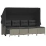 Set de sofás jardín y cojines 5 pzas ratán sintético gris claro by vidaXL, Garden sets - Ref: Foro24-3261544, Price: 378,34 €...