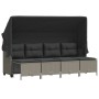 Set de sofás jardín y cojines 5 pzas ratán sintético gris claro by vidaXL, Garden sets - Ref: Foro24-3261544, Price: 366,32 €...