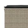 Set de sofás jardín y cojines 5 pzas ratán sintético gris claro by vidaXL, Garden sets - Ref: Foro24-3261544, Price: 378,34 €...
