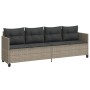 Set de sofás jardín y cojines 5 pzas ratán sintético gris claro by vidaXL, Garden sets - Ref: Foro24-3261538, Price: 338,27 €...
