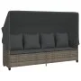 Juego de sofás jardín con cojines 5 pzas ratán sintético gris by vidaXL, Garden sets - Ref: Foro24-3261565, Price: 382,23 €, ...