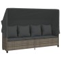 Juego de sofás jardín con cojines 5 pzas ratán sintético gris by vidaXL, Garden sets - Ref: Foro24-3261565, Price: 389,60 €, ...