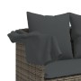 Juego de sofás jardín con cojines 5 pzas ratán sintético gris by vidaXL, Garden sets - Ref: Foro24-3261565, Price: 389,60 €, ...
