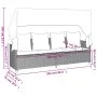 Juego de sofás jardín con cojines 5 pzas ratán sintético gris by vidaXL, Garden sets - Ref: Foro24-3261565, Price: 382,23 €, ...