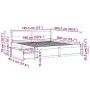 Bed frame with drawers solid white pine wood 180x200 cm by vidaXL, Beds and slatted bases - Ref: Foro24-3282340, Price: 332,9...