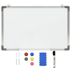 Magnetische, trocken abwischbare Tafel aus weißem Stahl, 50 x 35 cm von vidaXL, Whiteboards - Ref: Foro24-146630, Preis: 25,4...